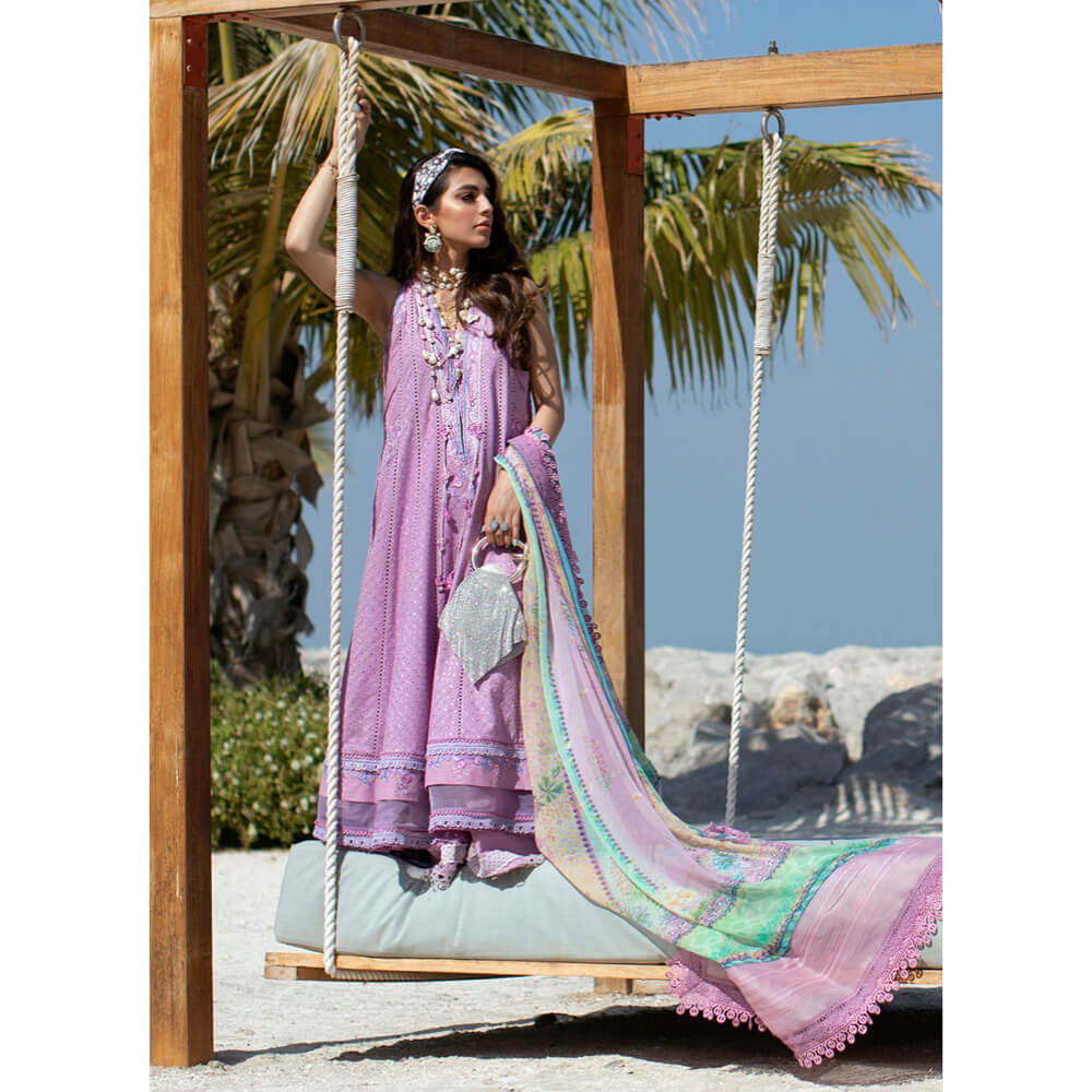 Farah Talib Aziz Luxury Lawn, FTA-06 Marbella Mauve