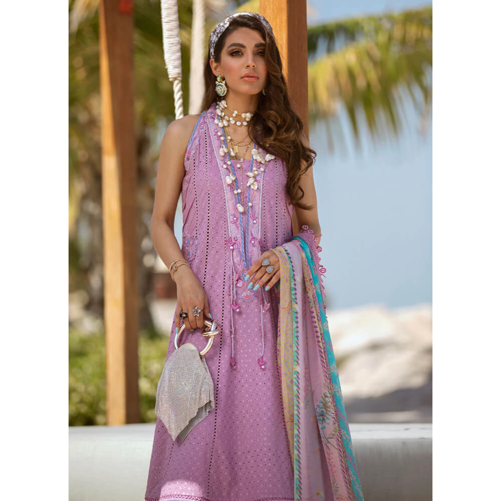 Farah Talib Aziz Luxury Lawn, FTA-06 Marbella Mauve