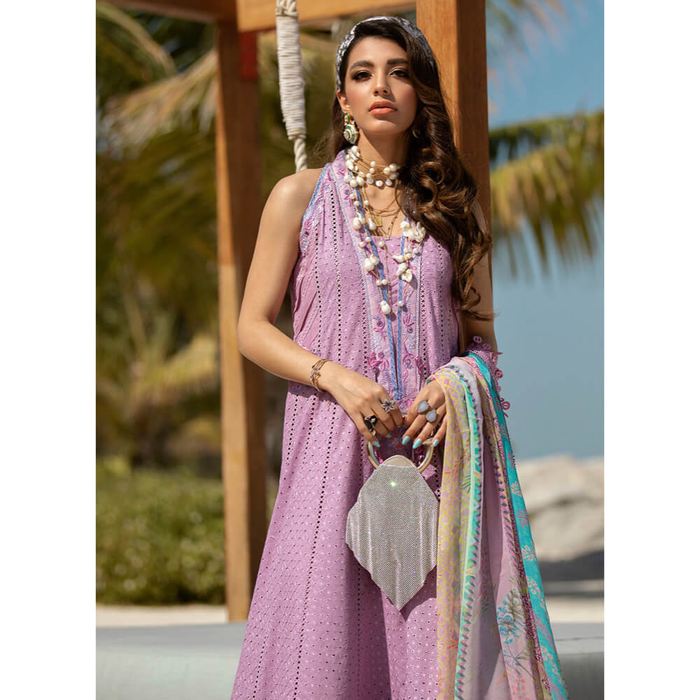 Farah Talib Aziz Luxury Lawn, FTA-06 Marbella Mauve