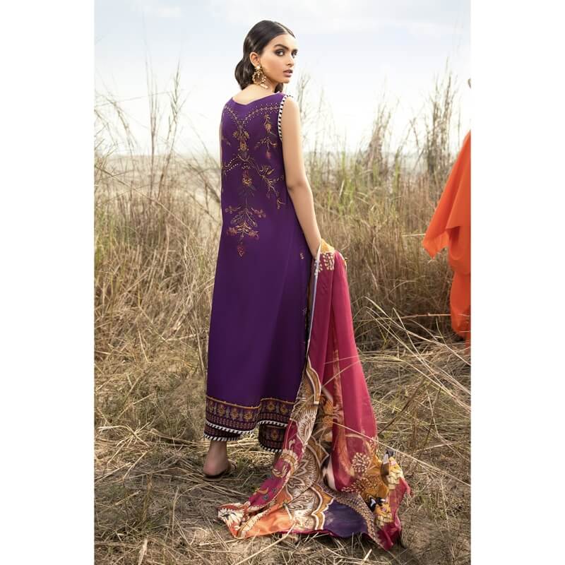 Iznik Luxury Lawn 2021 Horizon, Purple