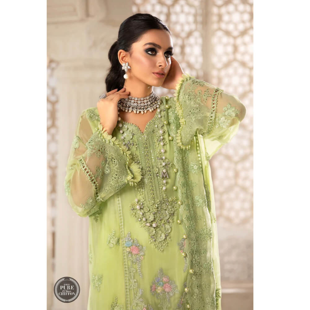 Maria.B. Chiffon '22, MPC-22-207-Lime Green