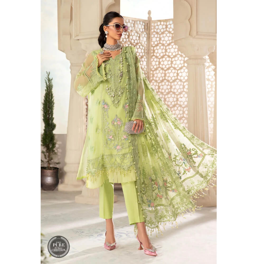 Maria.B. Chiffon '22, MPC-22-207-Lime Green