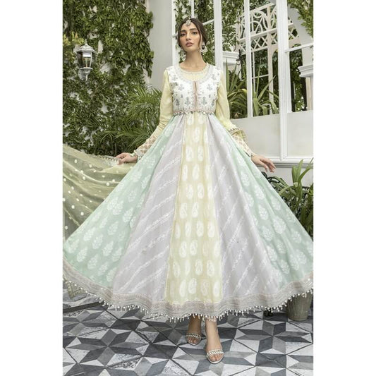 Maria.B.Lawn, Lemon, Lilac and Mint