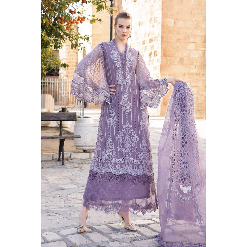 Maria B Luxury Lawn 24, D-2401-A, Lilac