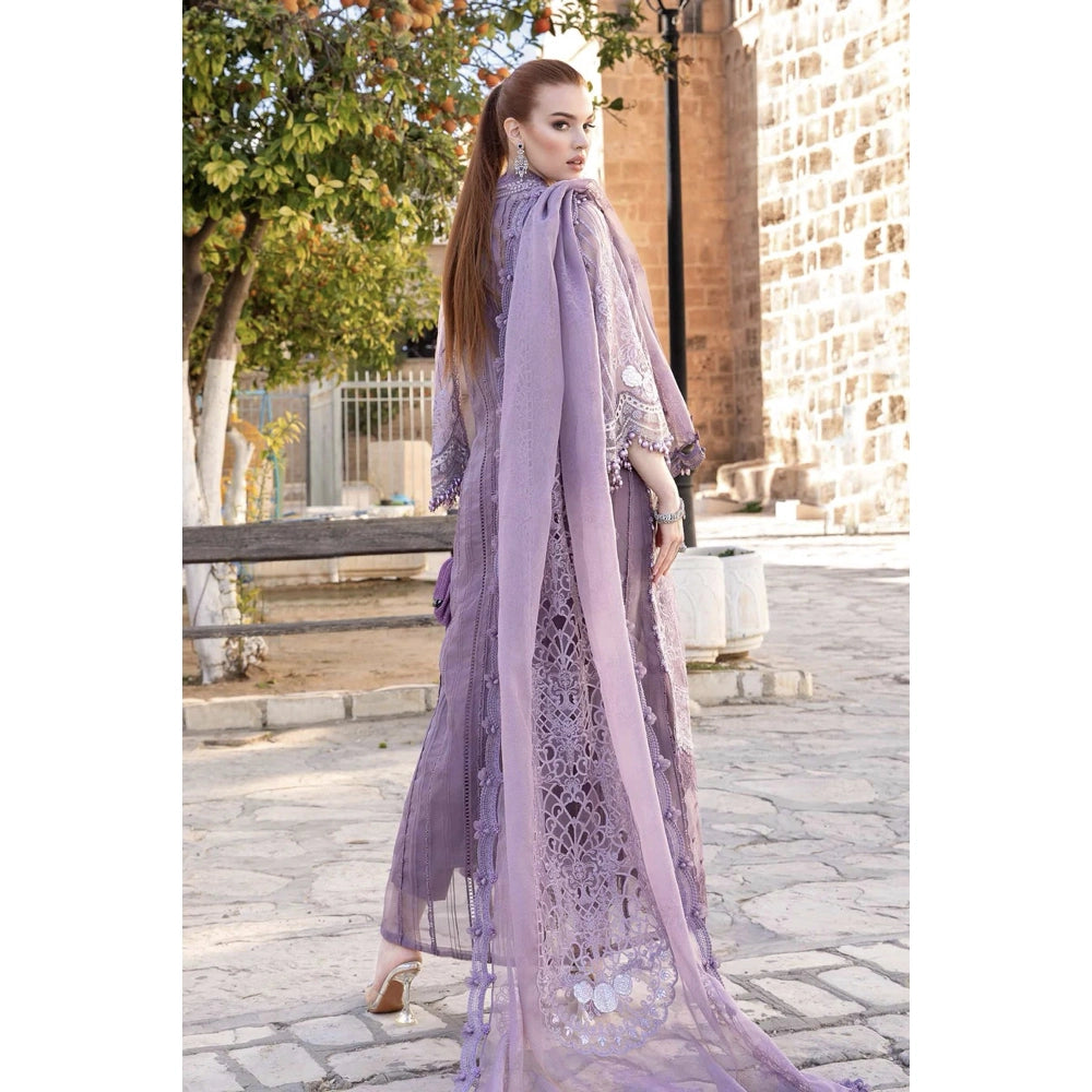 Maria B Luxury Lawn 24, D-2401-A, Lilac