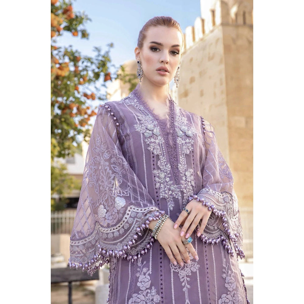 Maria B Luxury Lawn 24, D-2401-A, Lilac