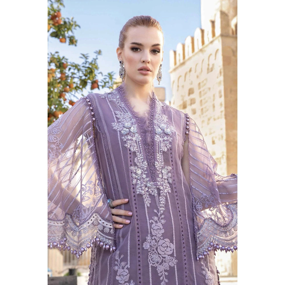 Maria B Luxury Lawn 24, D-2401-A, Lilac