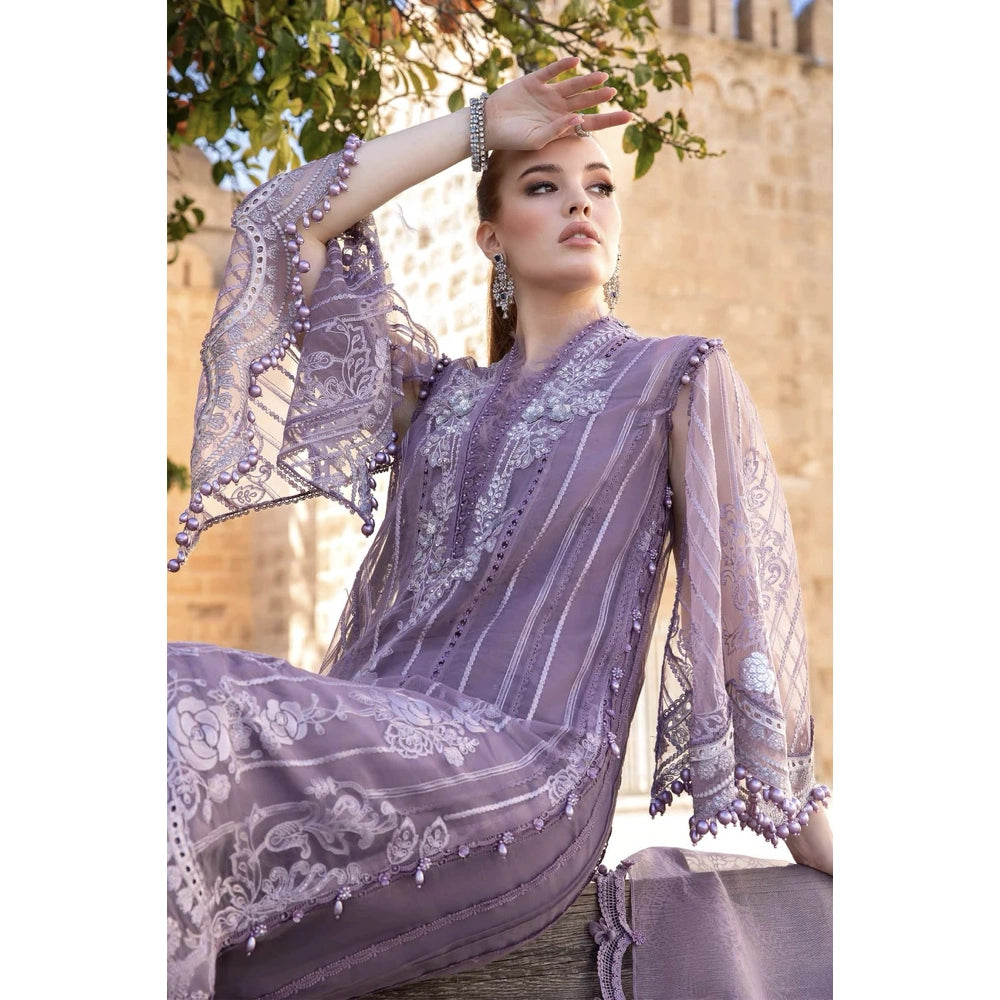 Maria B Luxury Lawn 24, D-2401-A, Lilac