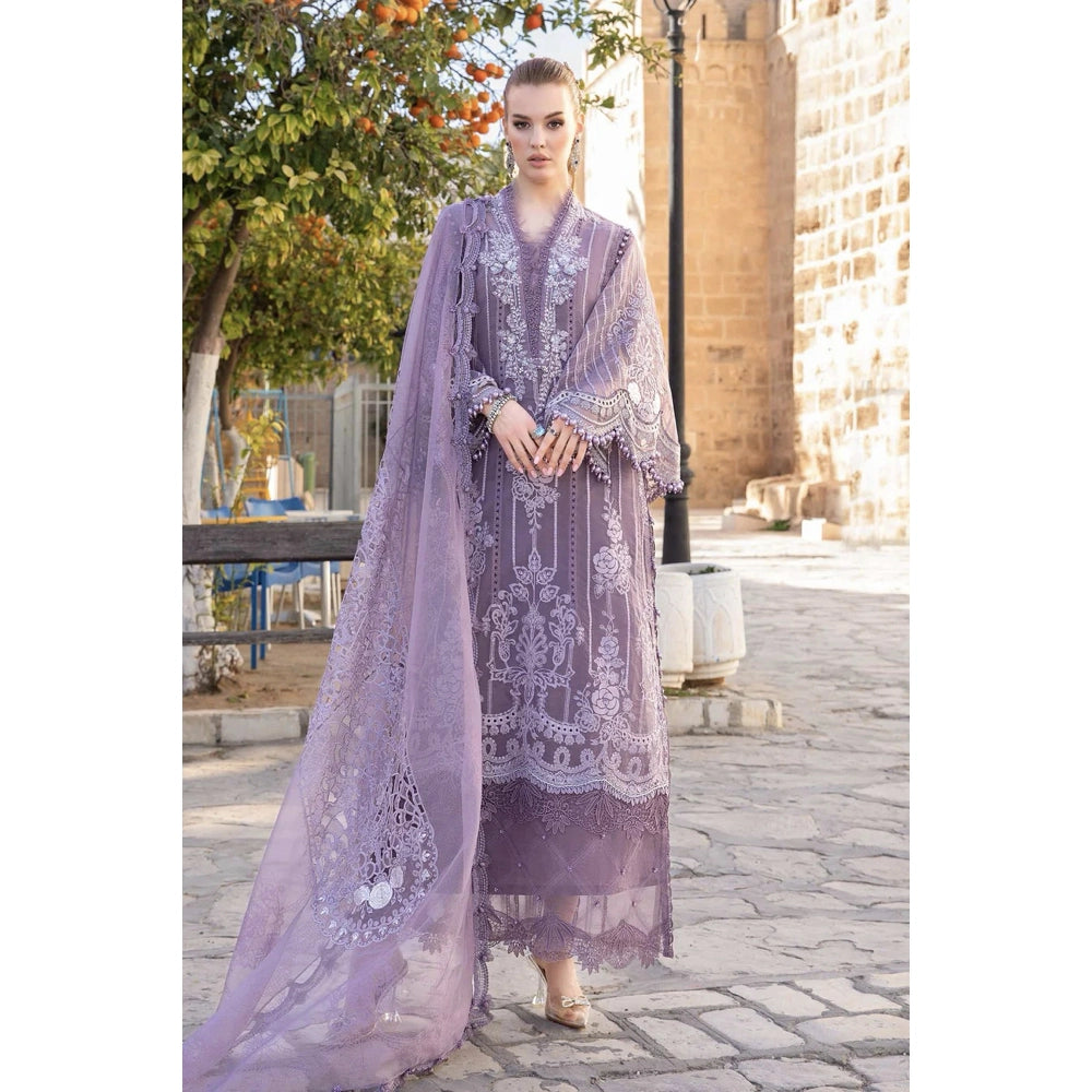 Maria B Luxury Lawn 24, D-2401-A, Lilac