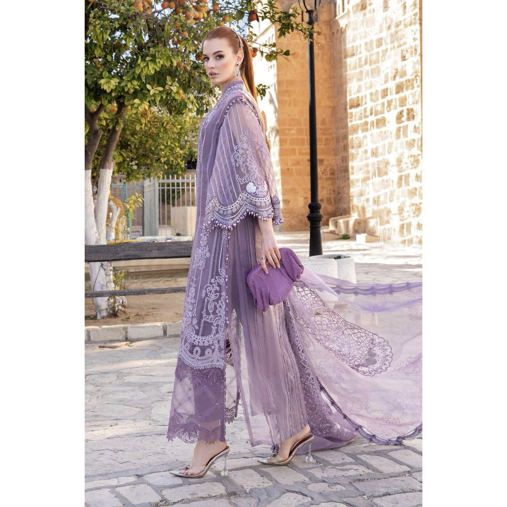 Maria B Luxury Lawn 24, D-2401-A, Lilac