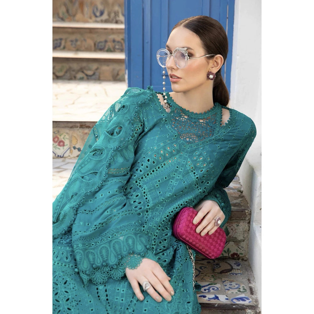 Maria B Luxury Lawn 24, D-2402-A, Sea Green