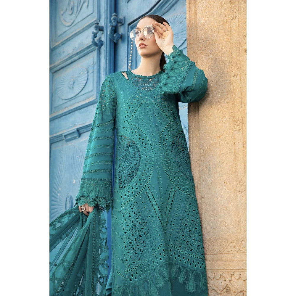 Maria B Luxury Lawn 24, D-2402-A, Sea Green