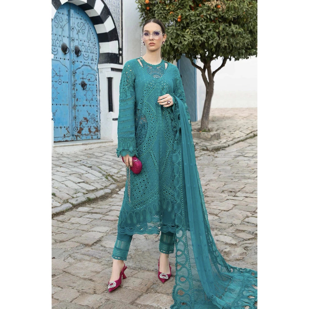 Maria B Luxury Lawn 24, D-2402-A, Sea Green