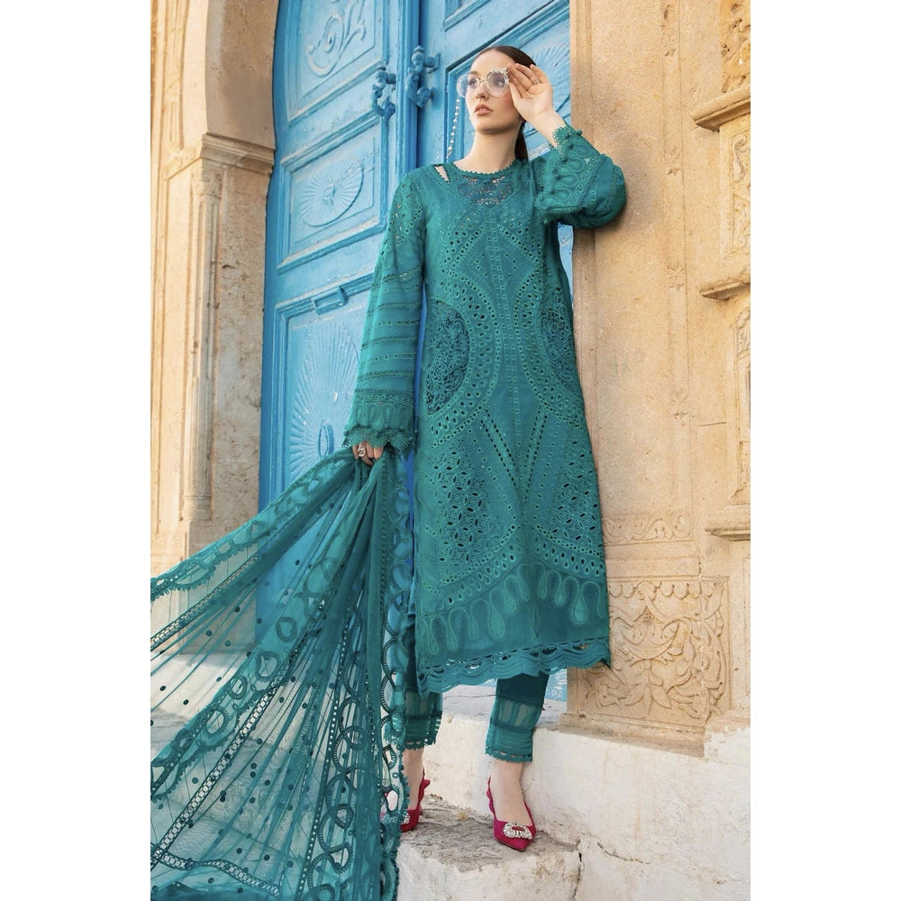 Maria B Luxury Lawn 24, D-2402-A, Sea Green