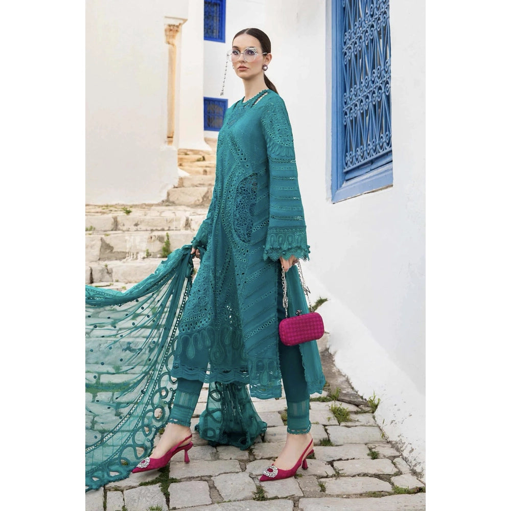 Maria B Luxury Lawn 24, D-2402-A, Sea Green