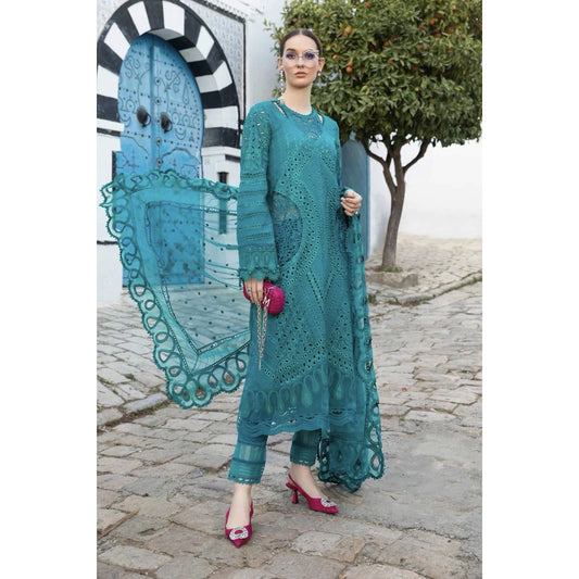 Maria B Luxury Lawn 24, D-2402-A, Sea Green