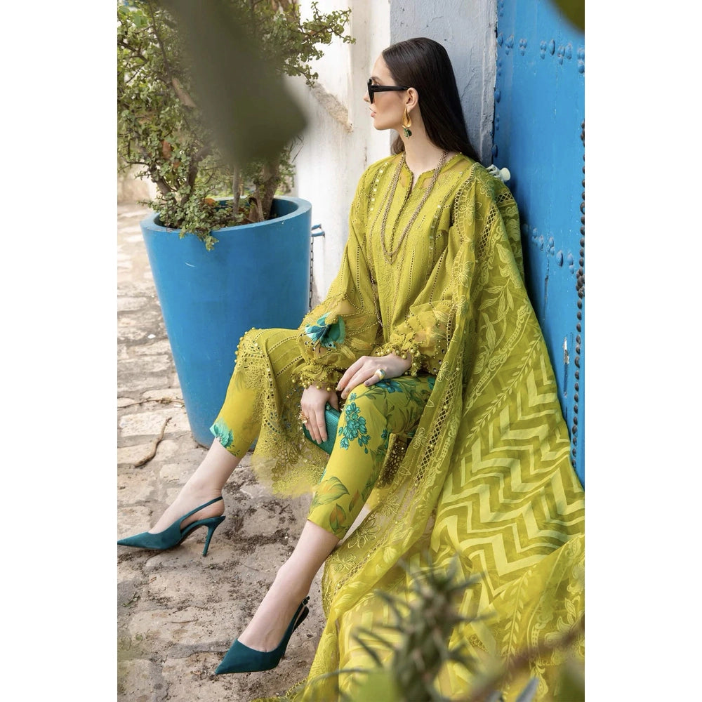 Maria B Luxury Lawn 24, D-2408-A, Green