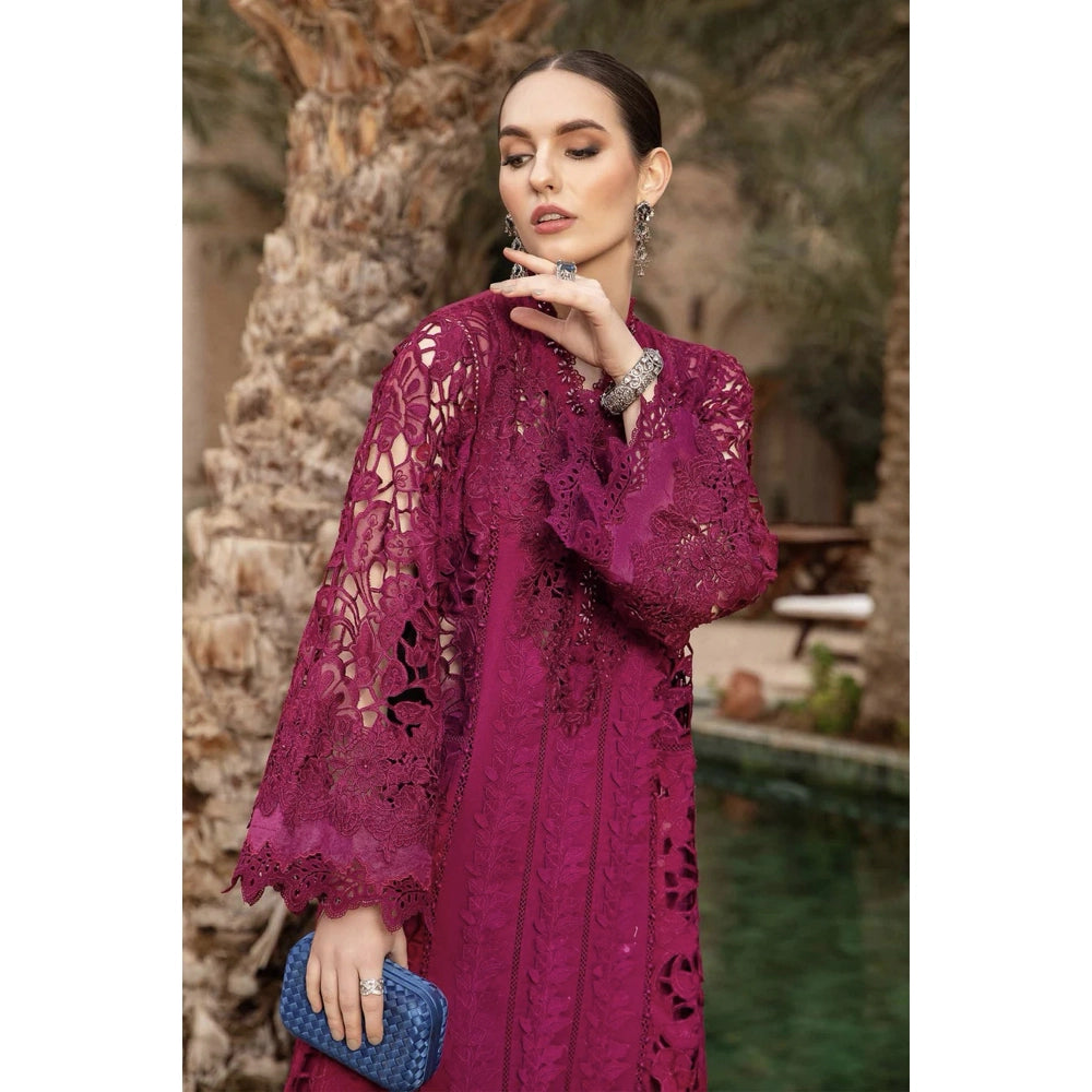 Maria B Luxury Lawn 24, D-2409-B, Magenta