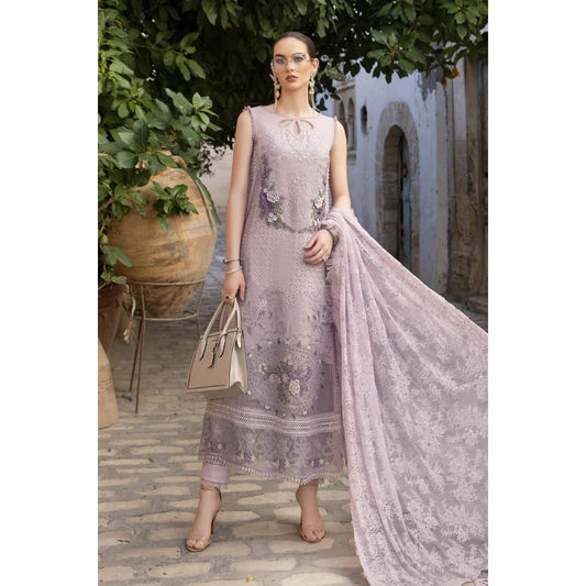 Maria B Luxury Lawn 24, D-2411-B, Lilac