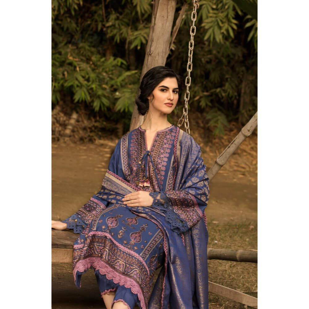 Sobia Nazir, Winter Shawl, Design 2B